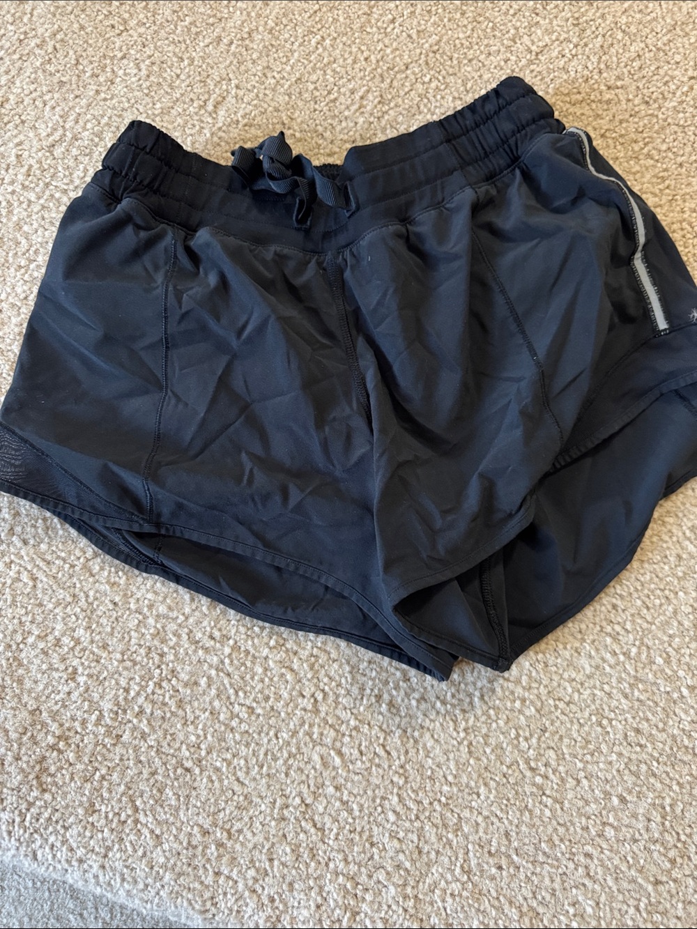lululemon athletica Black Women's Athletic Running Shorts